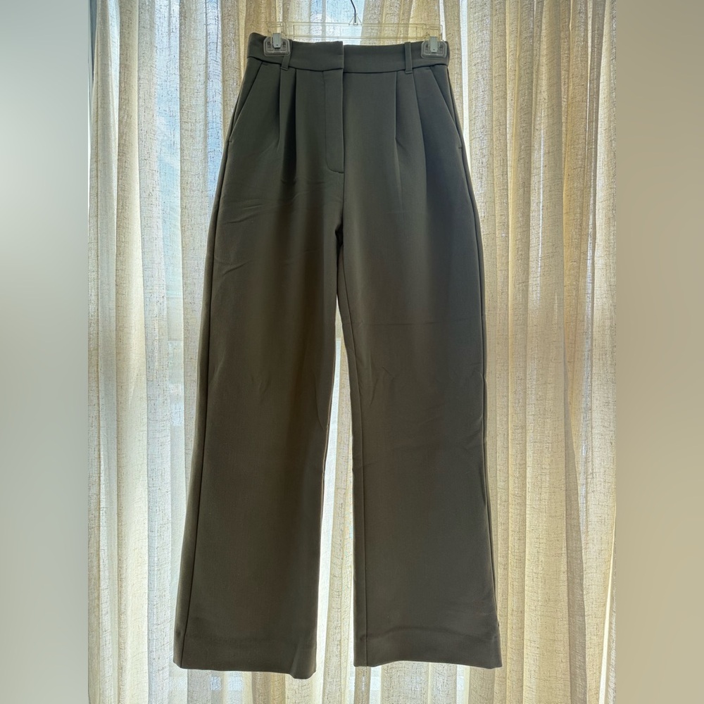 Abercrombie & Fitch Sloane Tailored Wide Leg Trousers